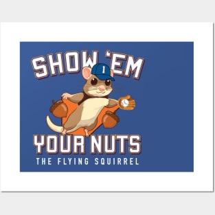 Show 'em Your Nuts Jeff McNeil Flying Squirrel New York Mets Shirt Posters and Art